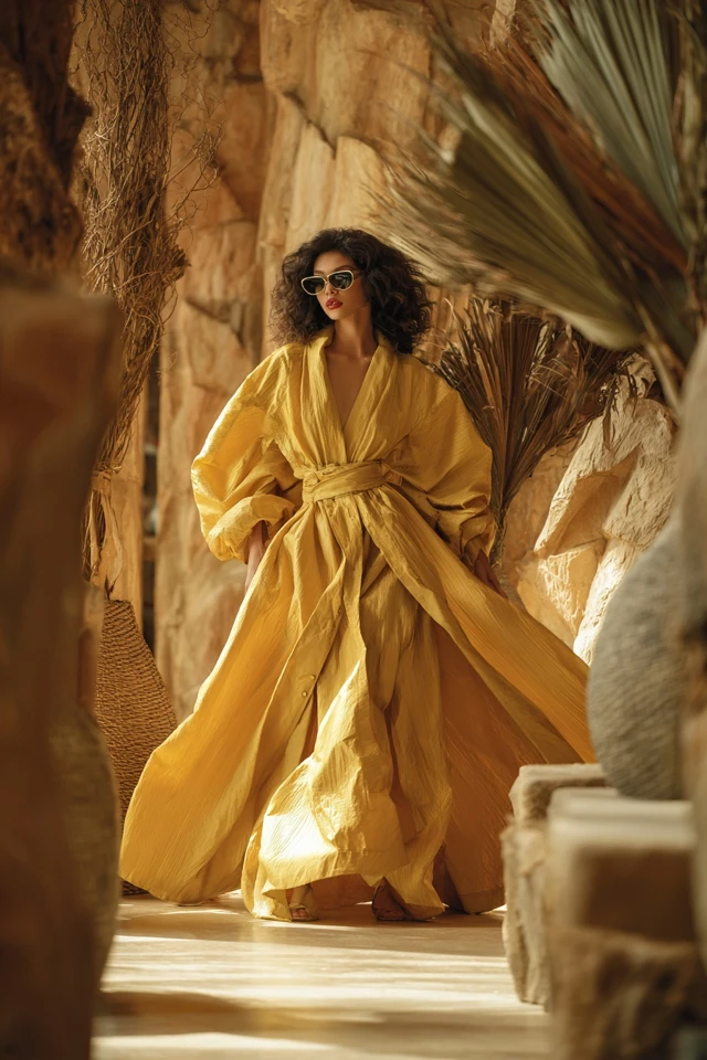 Gleaming Xanadu Taffeta Weekend Outfits