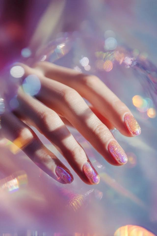 Magenta Muse Mani