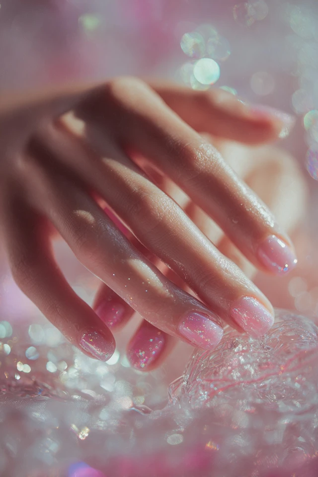 Magenta Twist Manicure