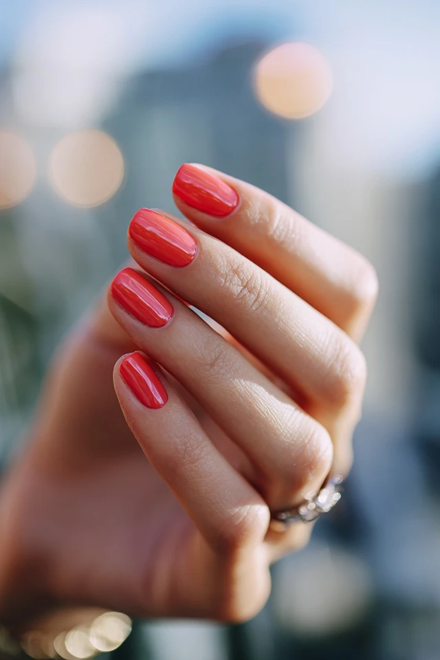 Coral Fusion Manicure