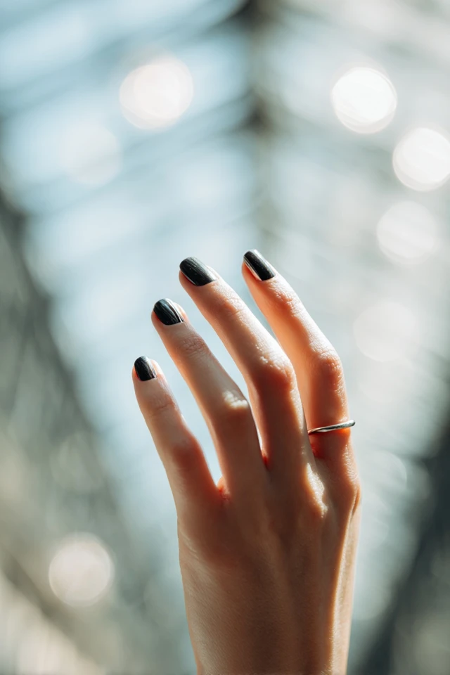 Black Twist Nails