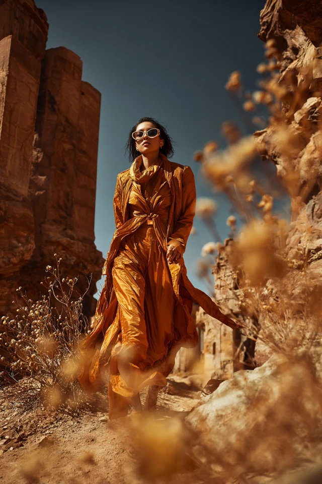Gleaming Sandstone Taffeta Vacation Vibes