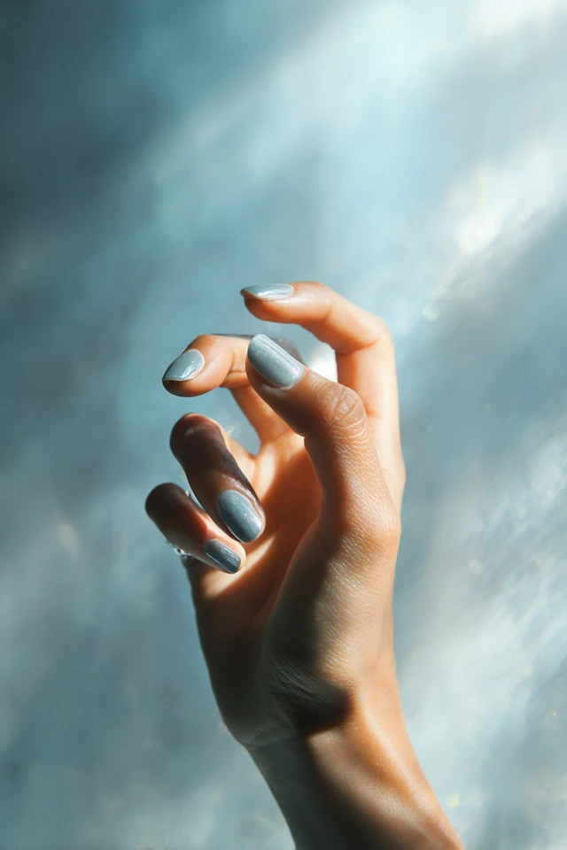 Blue Spark Manicure
