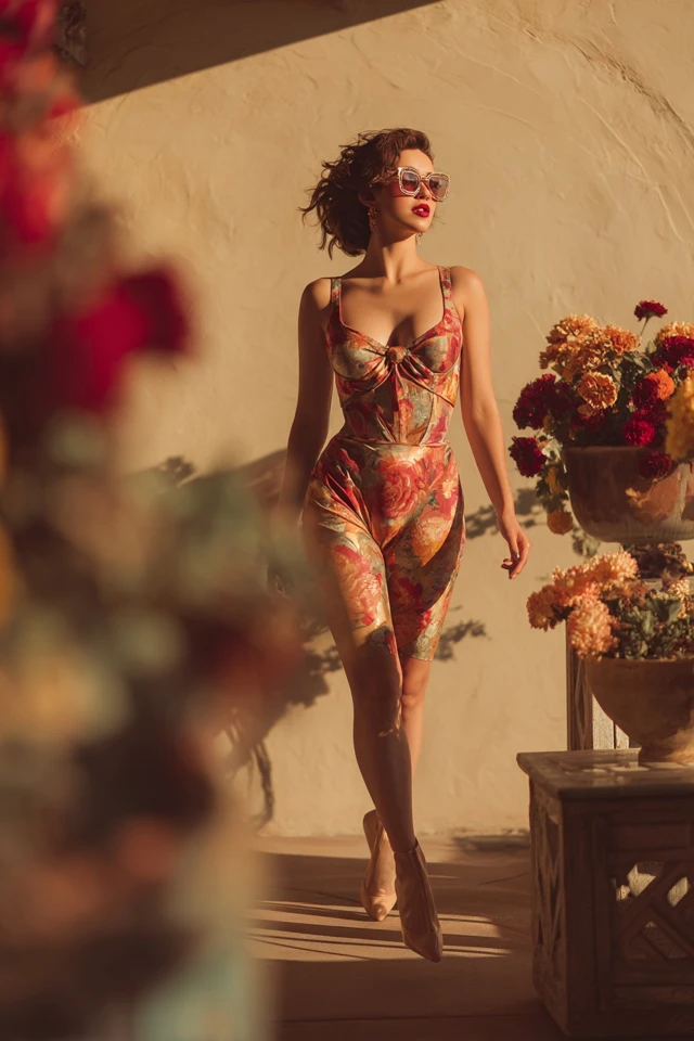 Dreamy Safflower Spandex Brunch Looks