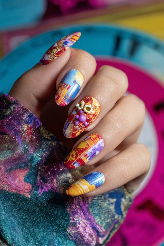 Maximalist Vibe Nails