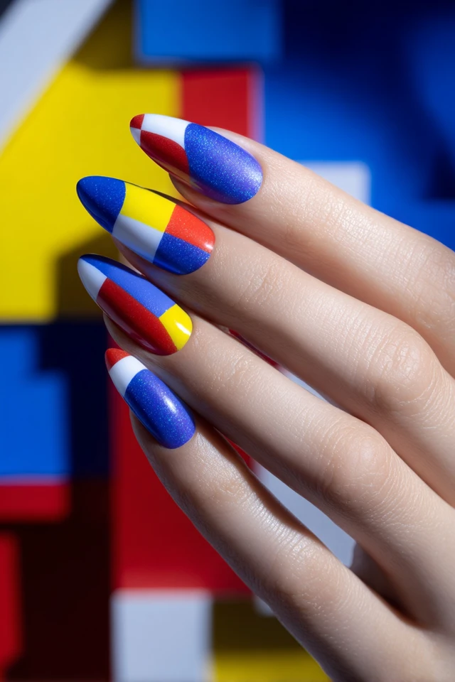 Color-Block Mani