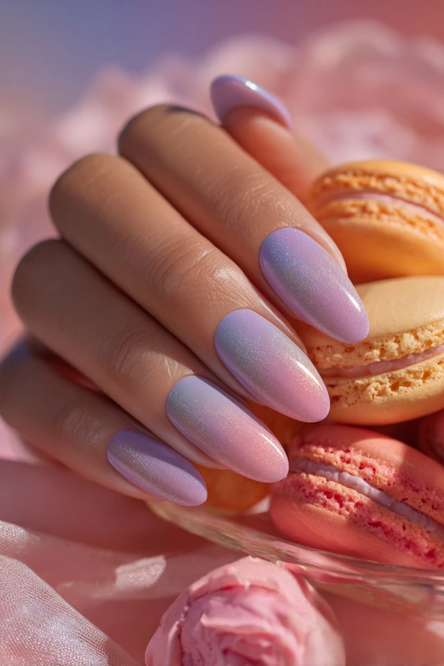 Muted Pastel Palette Nails