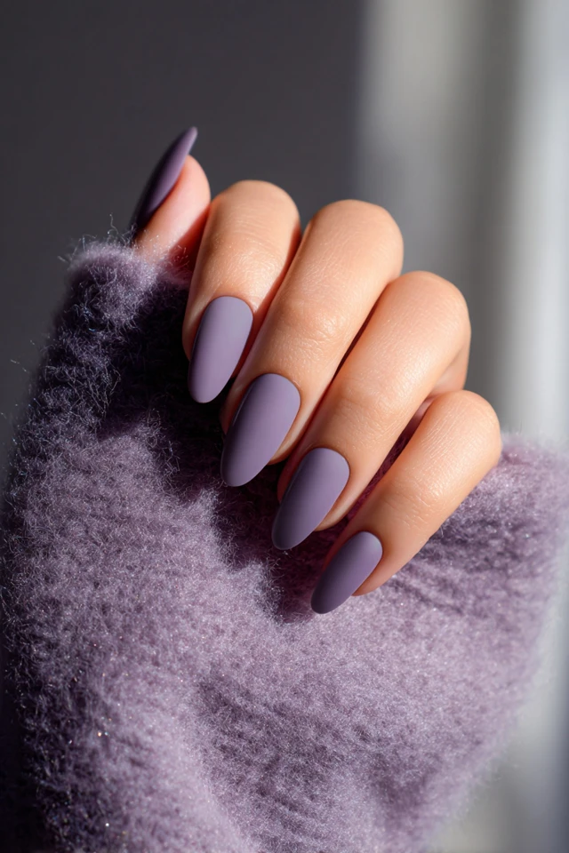 Matte Minimal Palette Nails