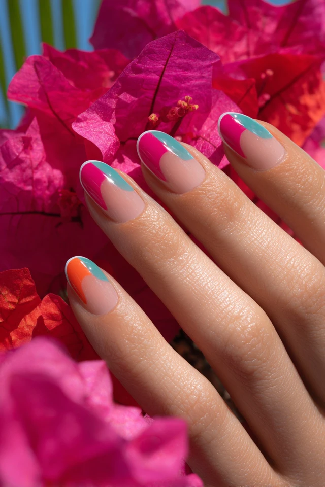 Miami Neon Nails