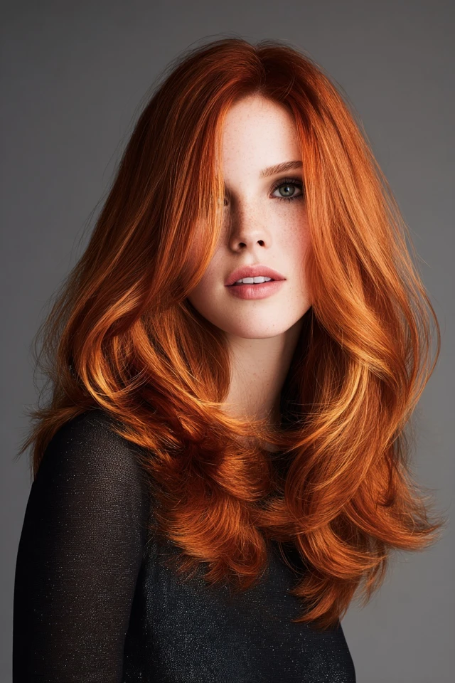 Long Blowout Haircut Volume