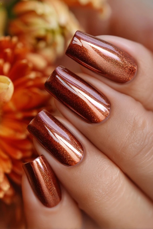 Copper Glow Mani