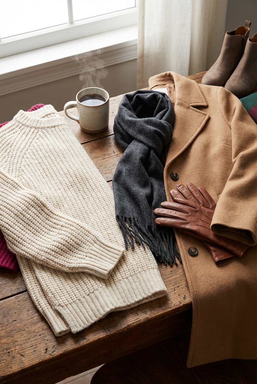 Winter Wardrobe Update Chic Layering With Knits And Wool For Cold Weather
