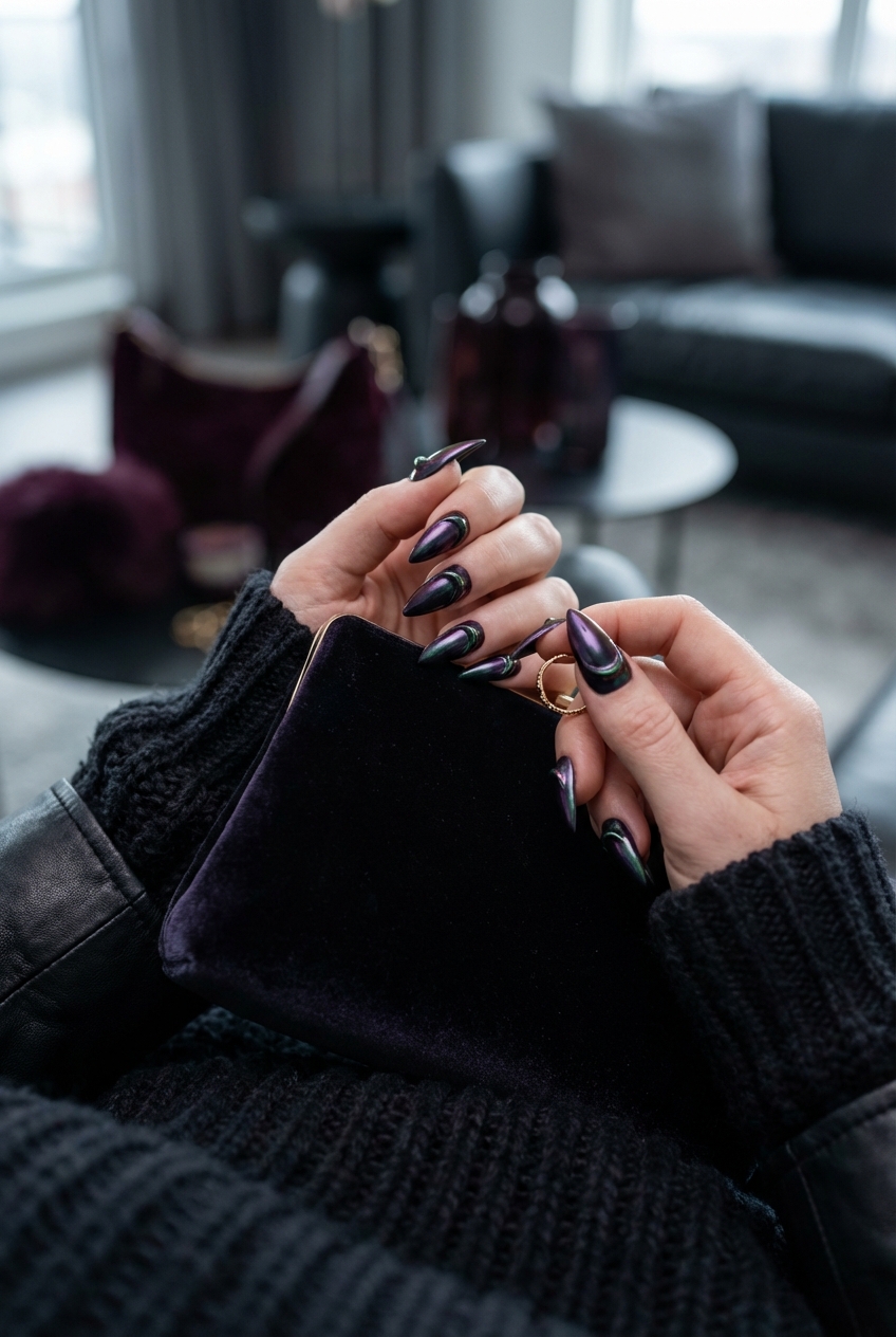 Legendary Maleficent Nails