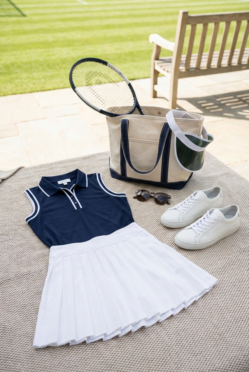 Preppy Polo Outfits For Golf Or Tennis Days