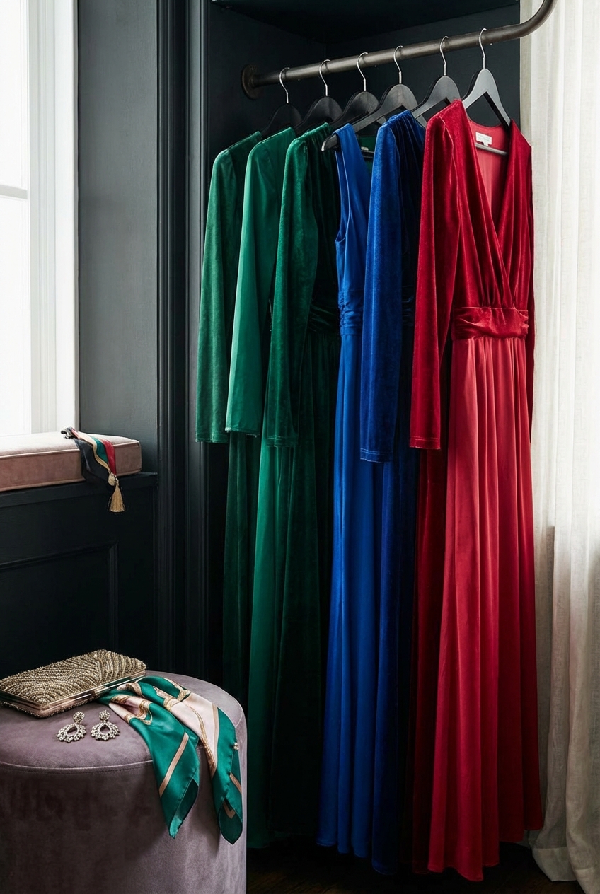 How To Mix Jewel Tones In Evening Gowns For A Luxe Look