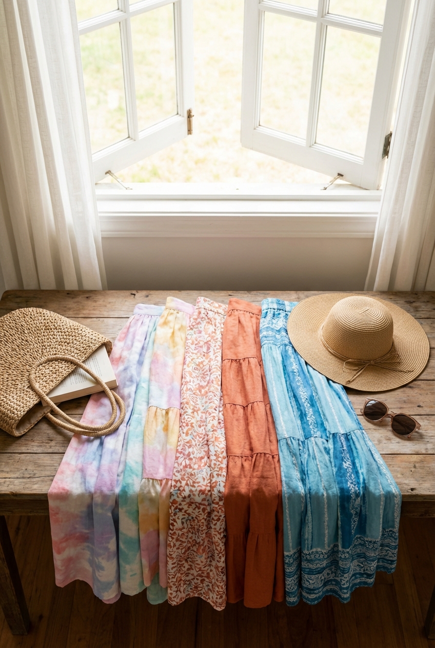 Flowy Maxi Skirts For Warm Breezy Days
